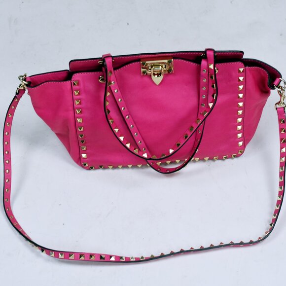 ❤️❤️VALENTINO Authentic Rockstud Tote - Pink!!❤️❤️ - Picture 1 of 9